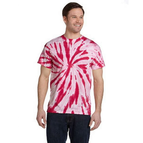Tie-Dye Adult 5.4 oz., 100% Cotton Twist Tie-Dyed T-Shirt