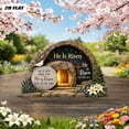 thumbnail image 5 of YingYouFu Empty Tomb Easter Scene and Cross Decoration He Is Risen Tabletop Decor Religious Wooden Signs Jesus Cross Table Centerpieces for Religious Home Mantels Tabletop Christian Gifts, 5 of 8