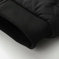 thumbnail image 3 of Lovskoo Men's Fleece Lined Winter Coat Quilted Puffer Jackets Solid Color Thick Windproof Pocket Zipper Hooded Outdoor Jacket Black, 3 of 9