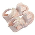 thumbnail image 2 of LYHaoo Girls Sandals Fashionable Soft Sole Roman Sandals For Kids Sizes 19 Big Kid(36), 2 of 7