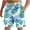 Green, variant on Iugvhana Mens Hawaiian Swim Trunks Summer Tropical Floral Board Shorts Beach Swimwear Bathing Suit with Pockets Yellow S