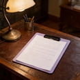 thumbnail image 4 of Fufafayo A4 Clipboard, Thickened Foam Board With Insert Plastic Clip, Rigid Clipboard For Study Office Study, Color-Coded Document Organizer For Writing Note Taking, 4 of 6