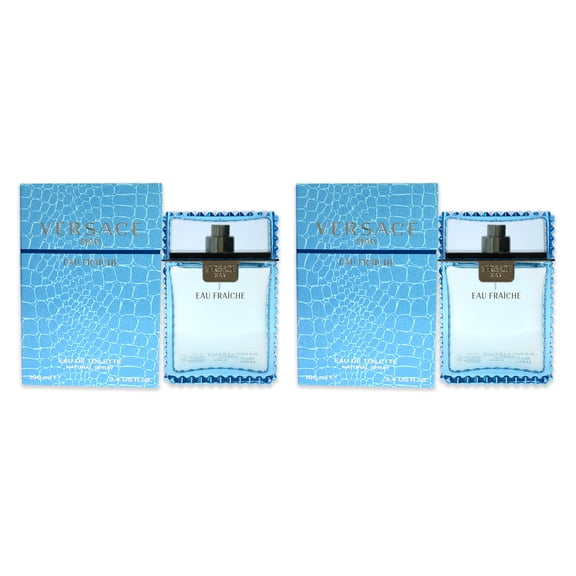 Versace Man Eau Fraiche - Pack of 2 - 3.4 oz EDT Spray