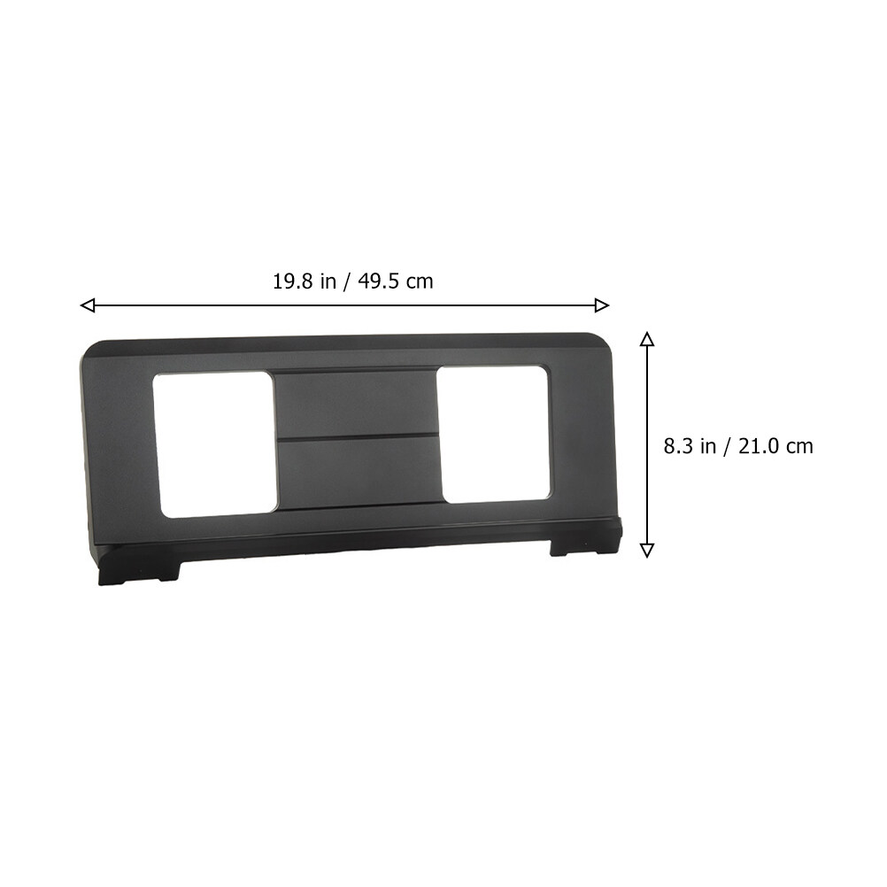2 Pcs Holder Electronic Music Stand Music Score Stand 3.5X21X49.5CM Black