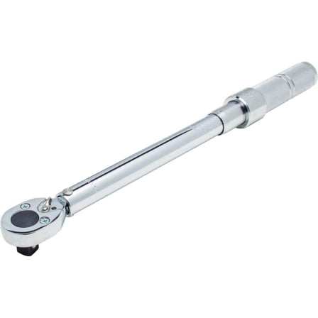 1/2" Drive Ratchet Head Micrometer Torque Wrench 16-80 ft-lb CA3
