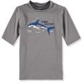 thumbnail image 1 of Rash Guard Boys 4-20 Swimwear Rashguard White/Grey 8/10, 1 of 2