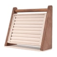 thumbnail image 2 of lionlar Rings Display Stand 9 Slots Jewelry Organizer for Necklaces Studs Woman Gift Beige, 2 of 9