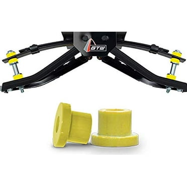 Replacement Bushings for Club Car A-arm Lift Kits; compatible with GTW and MJFX A-arm Lifts (Yellow)