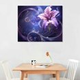 thumbnail image 3 of ARISTURING  Purple Picture Wall Art Purple Canvas Wall Art Abstract Purple Flower Print on Canvas Purple Flower Painting for Bedroom Home Decor Living Room, 3 of 5
