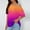 A_ Orange, variant on Olyvenn Plus Size Women's Color Block Short Sleeve T Shirts Cold Shoulder Casual Crew Neck Tops Basic Summer Loose Fit Tees Gray L