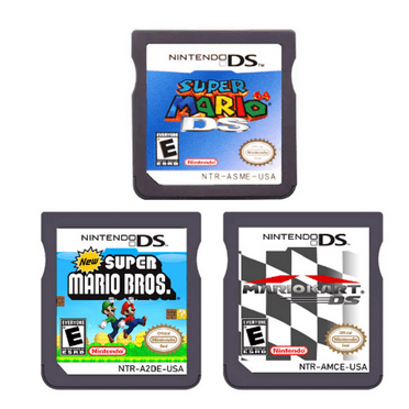 New Super Mario 64 DS Super Mario Bros  Mario Kart Version Game Cartridge DS Card for NDS 3DS DSI DS