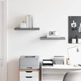thumbnail image 3 of vidaXL 9.1" x 19.7" Gloss Floating Shelves, 3 of 7