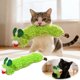 thumbnail image 2 of Gato para gatos de interior con mordedor para la limpieza dental, salud, gato interactivo para la dentición de gatos adultos, 2 of 7