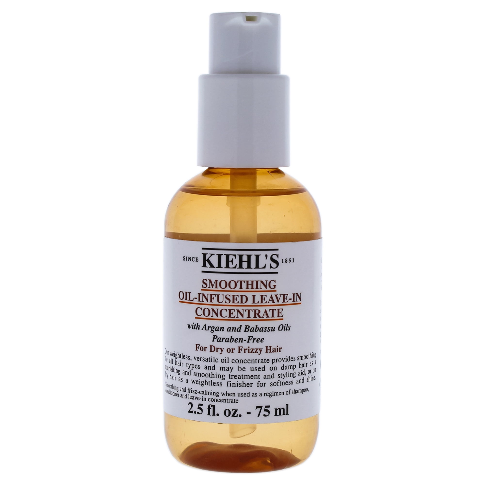 Smoothing OilInfused LeaveIn Concentrate by Kiehls for Unisex 2.5
