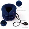 thumbnail image 4 of Cervical Neck Traction Device, 3 Layers Inflatable Neck Traction, Neck Brace for Fast Neck Head & Shoulder Pain Relief Adjustable for Pain Relief Release the Pressure,Dark Blue, 4 of 9