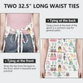thumbnail image 6 of Fantasy Princess Pattern Apron-Garden Aprons for Women with Pockets-Cotton Linen Waterproof Kitchen Cooking Gardening Aprons Adjustable for Kitchen,Cooking,BBQ and Salon 33x27 Inch, 6 of 7