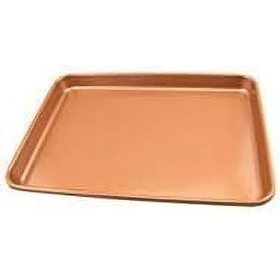 Cookie Nonstick Copper Coating Baking Pan for Cookies/Baking Vegetables Garlic Breads 16.5" x 11"x 0.8"