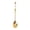#G, variant on Pack of 10, Gold Plated Ceramic Long Handle Stainless Steel Espresso Spoons, Mini Teaspoons Set for Coffee Sugar Dessert Cake Ice Cream Soup Antipasto Cappuccino, 5.7 Inch