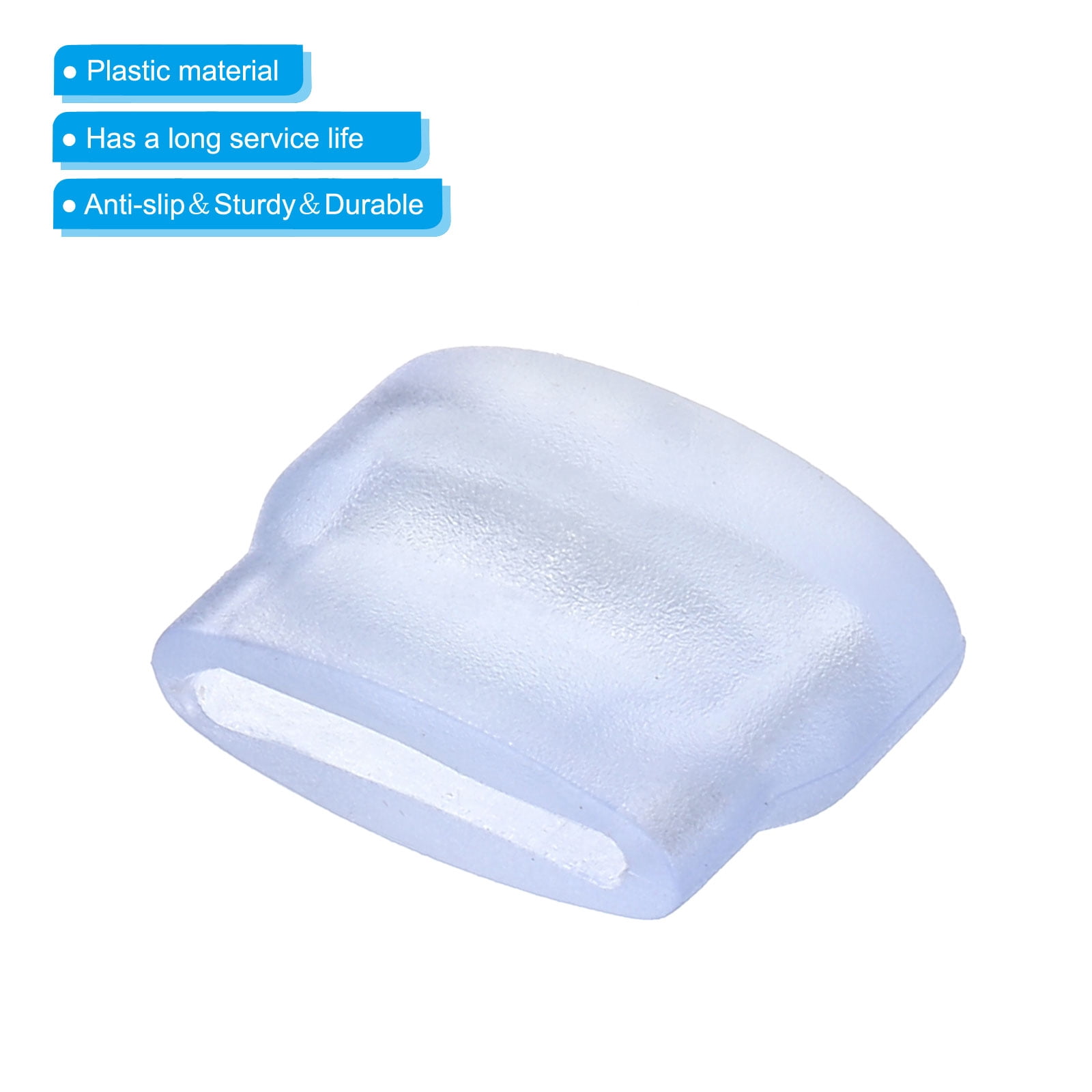 Unique Bargains Kitchen Sink Rack Feet 20 Pack Plastic Sink Protective Replacement Feet