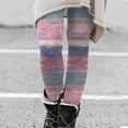 thumbnail image 2 of Outfmvch Fleece Lined Leggins Womens Fleece Pants Gym Leggings for Women Fluffy Tights Joggers for Women Wide Leg Pants Woman Cargo Pants Pink L, 2 of 6
