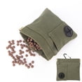 thumbnail image 5 of Dog Treat Pouch,Portable Dog Training Treat Bag | Leakproof Clip-On Design with Built-In Waste Bag Dispenser | Auto Closing Dog Walking Bag for Puppy Travel or Outdoor Use,Army Green, 5 of 9