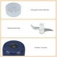 thumbnail image 4 of Electric Garlic Chopper, Mini Portable Veggie Chopper 100ML Garlic Grinder Masher Onion Chopper Blender to Vegetable Food Processor for Ginger Chili Fruit Meat, 4 of 8