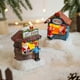 thumbnail image 5 of Christmas resin hut with lights desktop decoration Christmas tree decoration dress up Christmas gift tree house G, 5 of 5