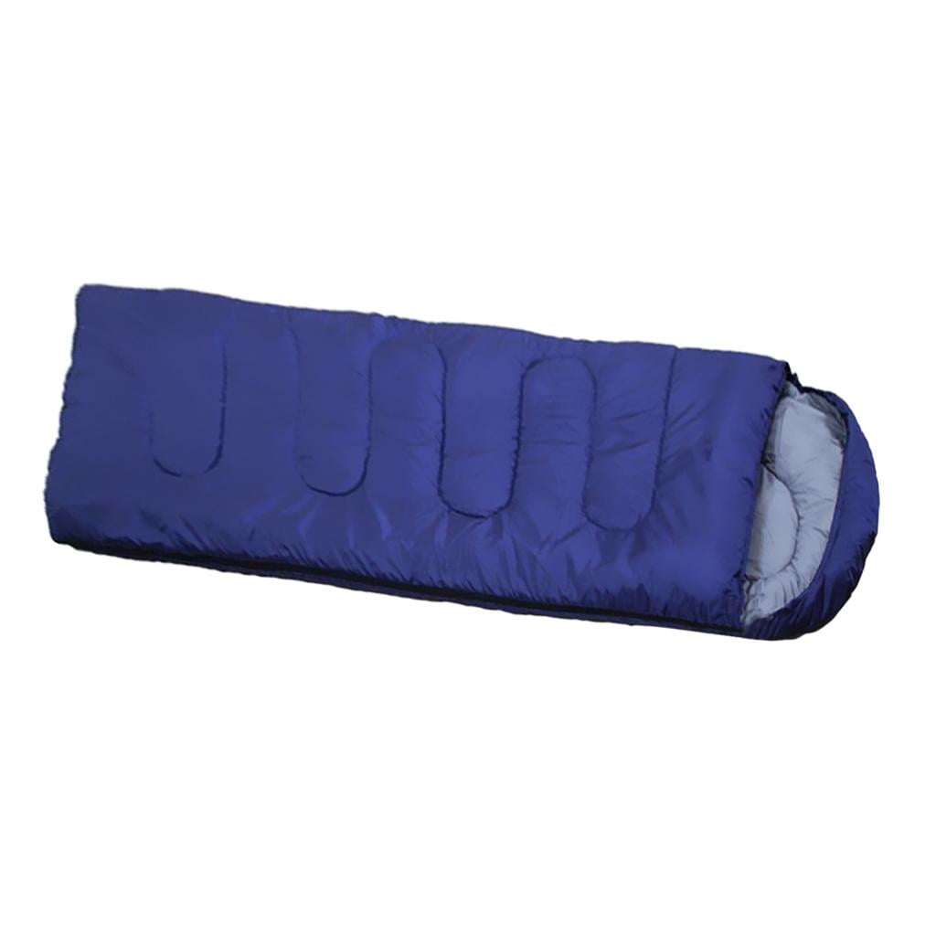 Axioma Ultralight Adult Hooded Sleeping Bags for Outdoor Travel Camping Hiking Navy 0.7kg-Navy
