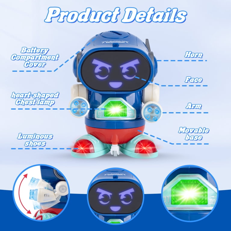 Gmdisc Intelligent Dancing Robot with Lights & Music photo 7
