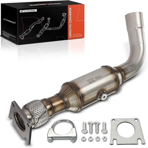 A-Premium Rear Catalytic Converter Kit Direct-Fit Compatible with Dodge Grand Caravan 2008-2010 & Chrysler Town & Country 2008-2010 & Volkswagen Routan 2009-2010, 3.3L 3.8L, EPA Compliant