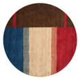 thumbnail image 2 of Safavieh Himalaya 6' Round Hand Loomed Wool Pile Rug in Red, 2 of 2