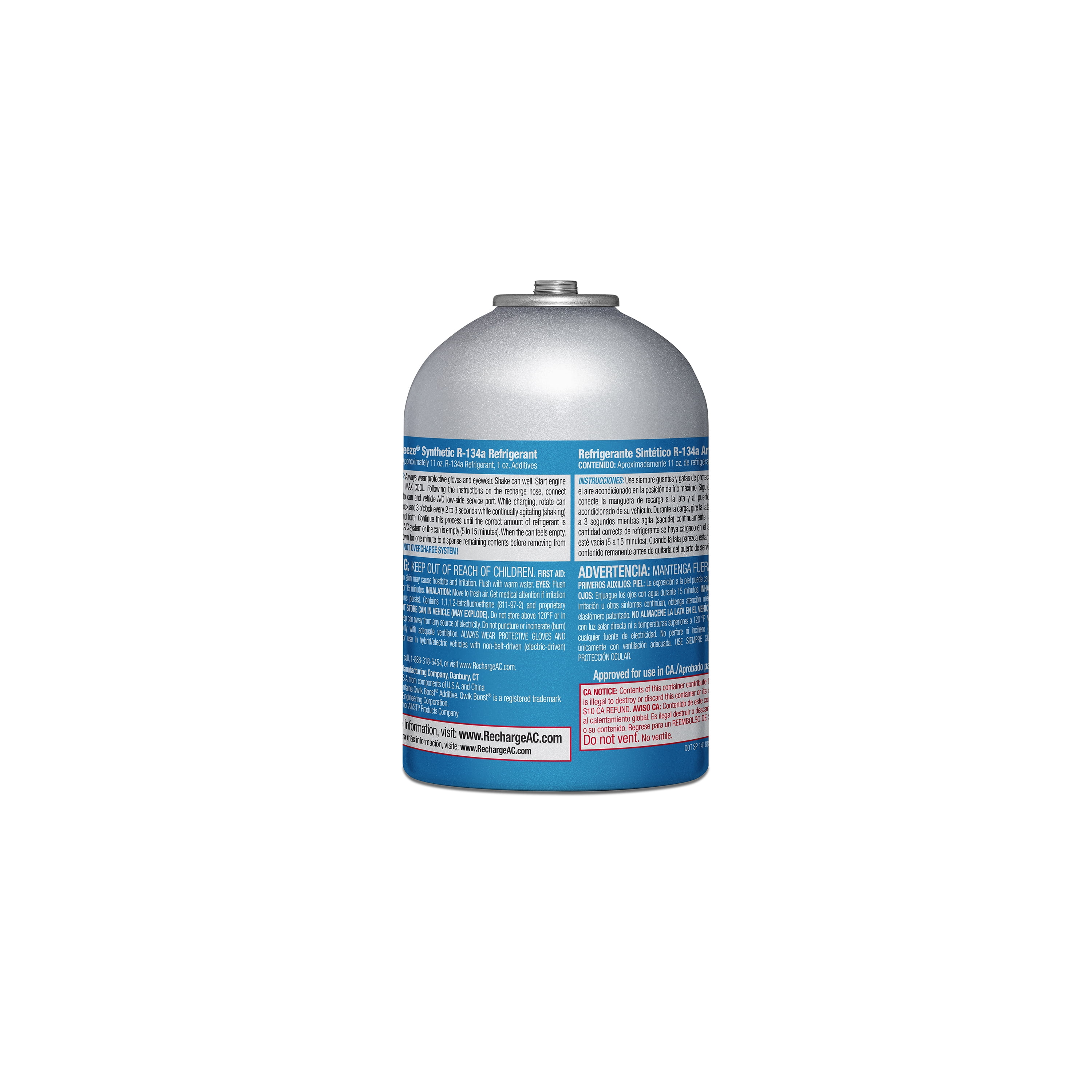 EZ Chill Refill R134A Refrigerant Plus Oil 12 OZ, 51 OFF