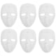 thumbnail image 4 of 6 pcs Blank Full Face Mask Hand-painted Full Facial Mask Party Mask Prop for DIY, 4 of 4