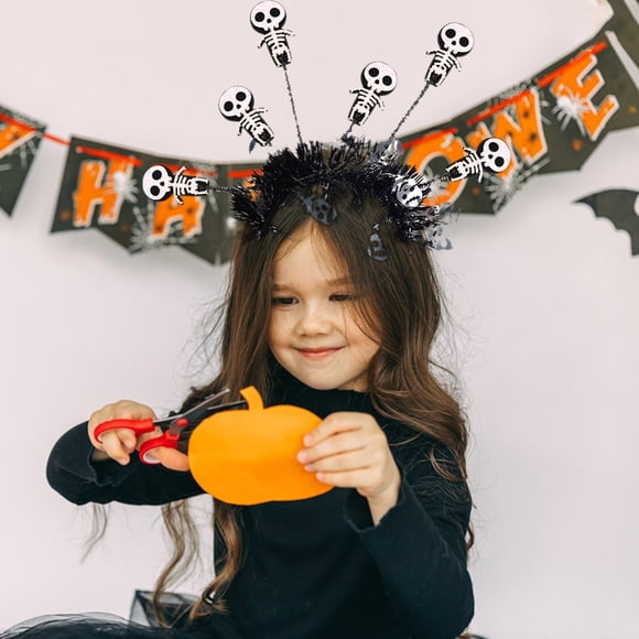 Diadema de Halloween con Diseño de Araña Calabaza, Accesorio para Fotos Festivas, Ligera y Cómoda, Decoración para Fiesta de Halloween, Ideal para Cosplay, Incluye 1 Diadema.