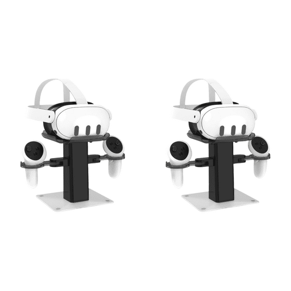 Peggybuy RGB VR Headset Charging Dock Display Stand Controller Mount for Meta Quest 3/3S