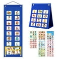 thumbnail image 2 of Visual Schedule Chart Double Side Weekly Planner Chore Chart Kid Learning Materials Routine Chart for Toddler, 2 of 6