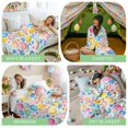 thumbnail image 6 of Throw Blanket Fleece Throw Blanket 40x50in, Spring Easter Colored Eggs Soft Lightweight Bed Blankets Country Flowers Grass Fuzzy Couch Blankets for All Season, 6 of 9
