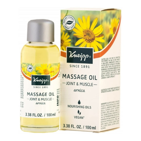 Kneipp Massage Oil, Arnica, Joint & Muscle, 3.38 fl. oz.