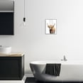 thumbnail image 3 of Stupell Industries Highland Cow Bathroom Splash Animals & Insects Painting Gray Framed Art Print Wall Art, 11 x 14, 3 of 9