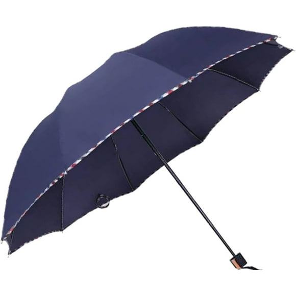 Large umbrella folding business umbrella tri-fold umbrella