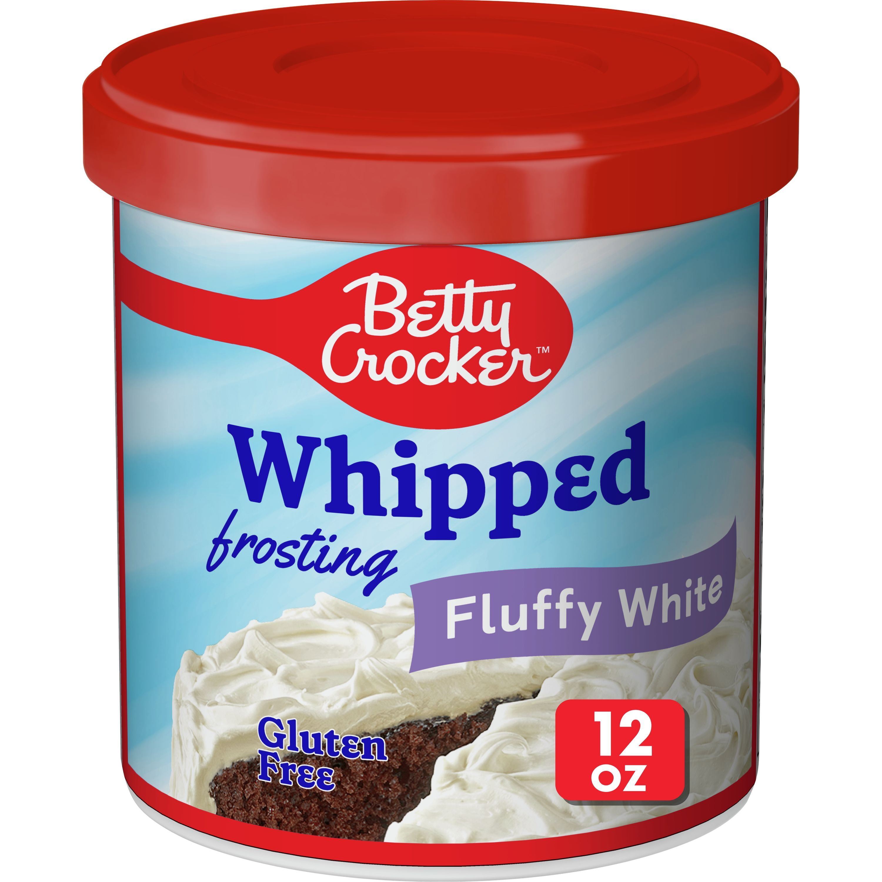 Betty Crocker Gluten Free Whipped Fluffy White Frosting, 12 oz