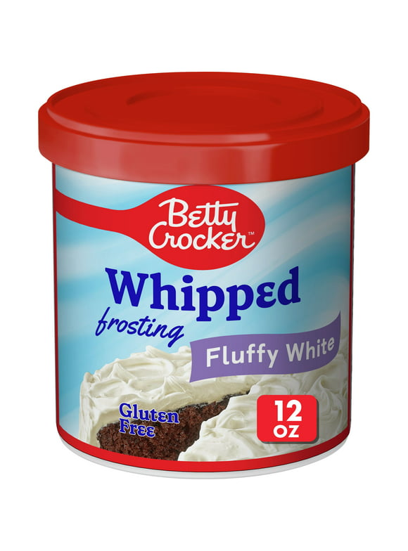 Betty Crocker Gluten Free Whipped Fluffy White Frosting, 12 oz.