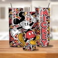 thumbnail image 2 of Mickey Mouse tumbler design, 20 oz skinny tumbler design, sublimation image, tumbler wrap, Mickey Mouse cup, Mickey Mouse sublimation, 2 of 3
