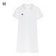 thumbnail image 1 of Vestido De Mujer Manga Corta Slim Fit Bordado Vestido Casual Transpirable, Blanco, M Jumpingount AP001476-01B, 1 of 7
