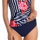thumbnail image 3 of Traje de baño para mujer Correas de cuello regulables Talle alto Estilo casual Trajes de baño divididos cómodos y elegantes para fiestas en la playa Tipo 5 S, 3 of 5