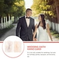 thumbnail image 3 of SHOWERORO 2Pcs Wedding Vows Book with Ribbon Bow Design Assorted Colors Elegant Vow Cards for Wedding, 3 of 6