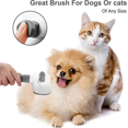 thumbnail image 5 of Dog Brush Cat Brush Grooming Comb, Self Cleaning Smooth Brush For Dogs And Cats With Smooth Handle, 5 of 5