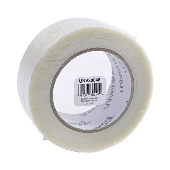 Universal 120# Utility Grade Filament Tape, 3" Core, 48 mm x 54.8 m, Clear