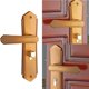 thumbnail image 2 of Tholdsy Juego de cerradura de manija de puerta de aleación de zinc, pestillo de palanca de puerta de baño para sala de estar, cerradura de seguridad Electrónica, 2 of 6
