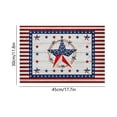 thumbnail image 3 of SLYNSHome Memorial Day Placemat,Patriotic Place Mats 4th of July Veterans Table Mats Independence Day Holiday Table Placemats for Indoor Outdoor Party Dining, 3 of 6